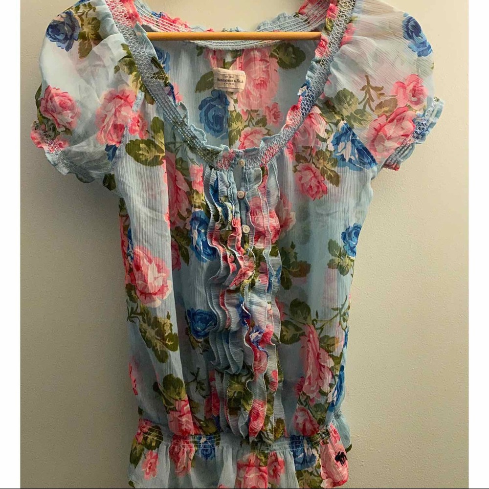 Abercrombie & Fitch Floral Blouse
